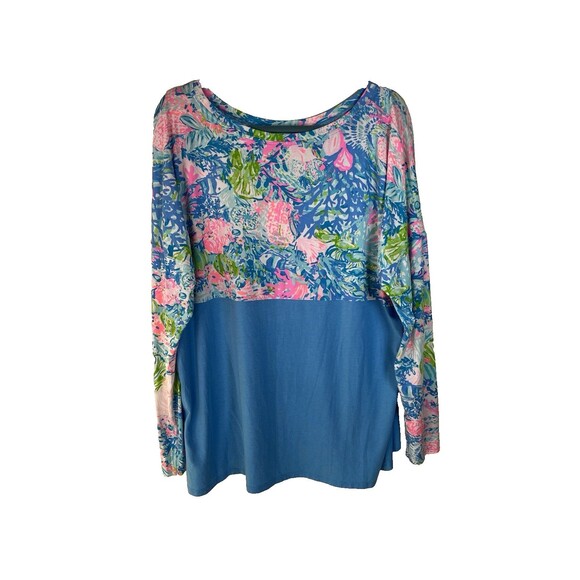 Lilly Pulitzer Size XXL Long Sleeve Multicolor Finn Top - Picture 2 of 5